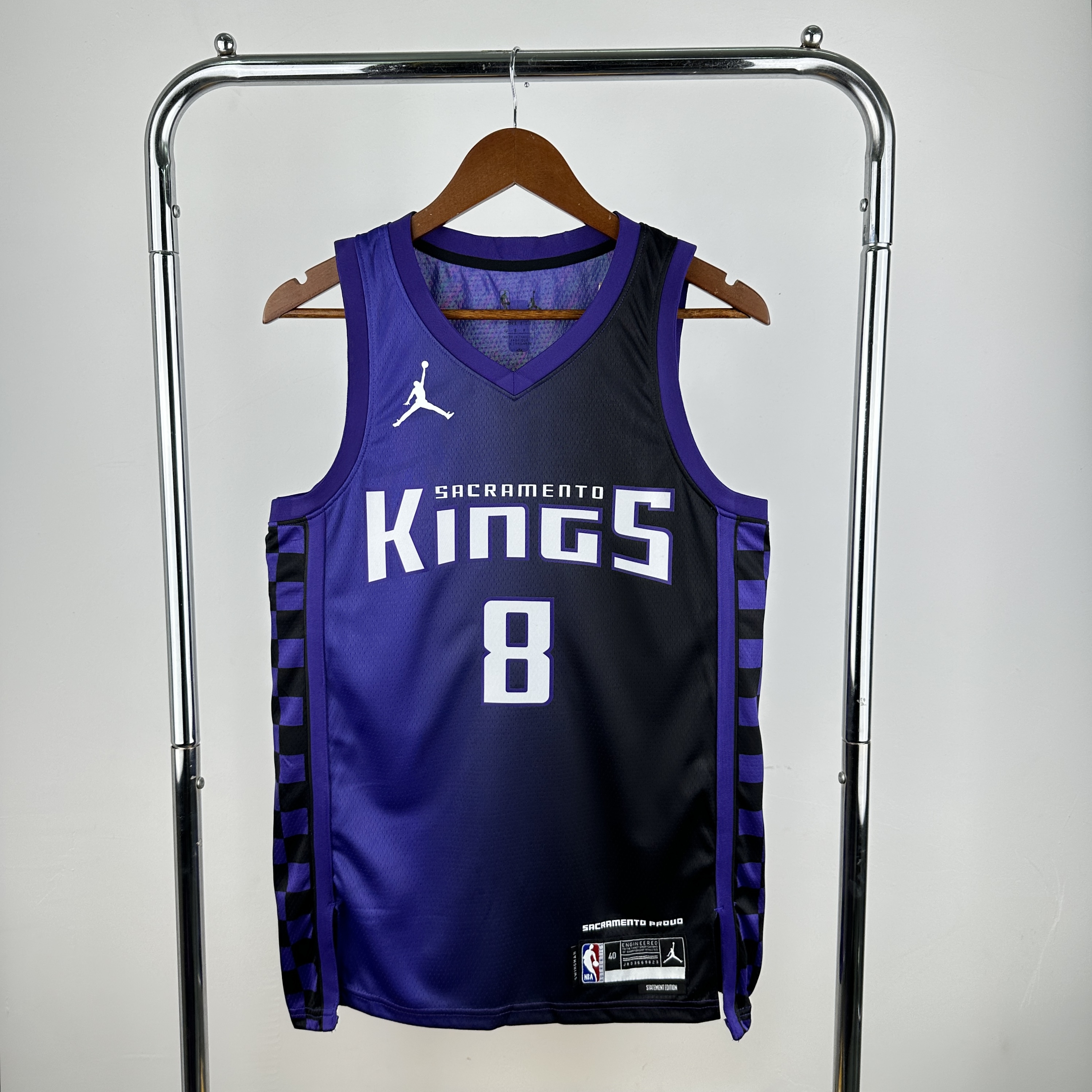 Men Sacramento Kings #8 Lavine Purple Season Jordon 2025 NBA Jersey->sacramento kings->NBA Jersey